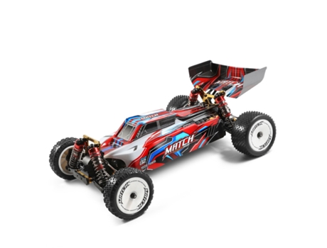 Juguete Teledirigido 1:10 , vehículo todoterreno con tracción en las cuatro ruedas, 45 KM/H, coche de carreras competitivo de alta velocidad