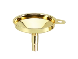 Embudo De Cocina, Acero Inoxidable 304, Chapado En Oro, Pulido Espejo, Para Aceite Y Vino.
