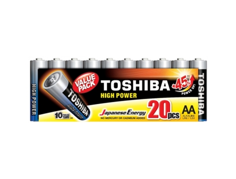 Pilas TOSHIBA Pack 20 R6 Aa