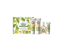 Kit de cuidado facial con fragancia para uso diario.