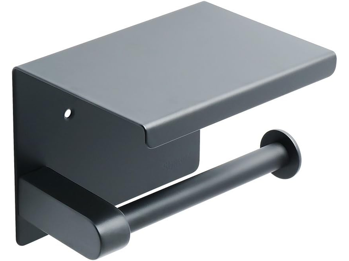 Portarrollos de papel higiénico de pared Jortmrd con soporte para teléfono móvil