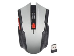 Ratón Inalámbrico Para Juegos Smart Slim Mini Portátil 2.4g Con Receptor Usb Para Ordenador Portátil/tableta (gris)