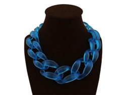 Collar De Acrílico Chunky Choker Statement Bib Cadena Colgante Cbj