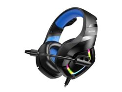 Auscultadores Gaming Wireless Com Rgb, Microfone E Som Hifi 360º Andowl Q-ej079 Preto