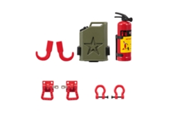 2 Ganchos De Remolque Para Coches De Control Remoto A Escala 1/10 Traxxas Hsp Redcat Rc4wd Axial Scx10 D90 Hpi