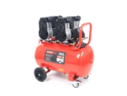 Compresor de aire monobloque de 100 l, 6 hp, 4 cabezales, 2 motores, pantalla LCD - Mader® | Herramientas eléctricas