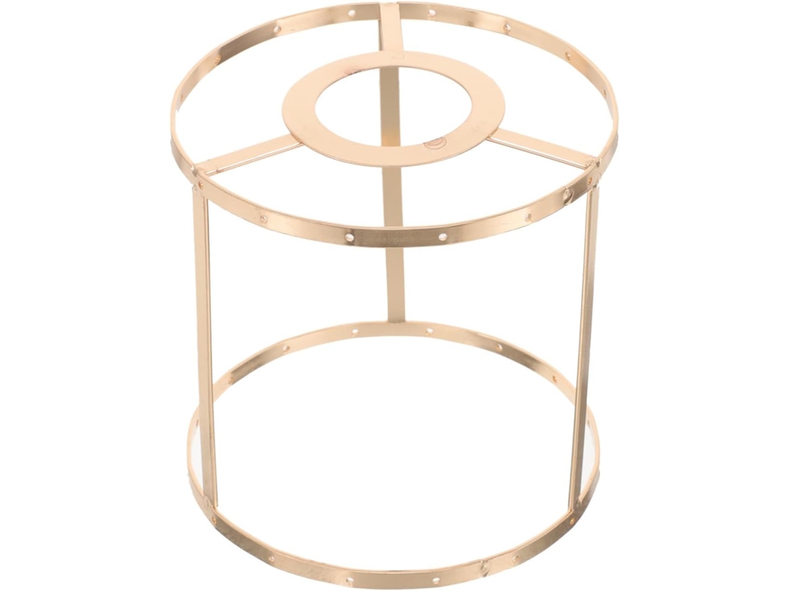 Estructura Metálica Dorada Para Lámparas De Mesa Y Colgantes Diy, Estructura Robusta Y Elegante, Fácil De Ensamblar.