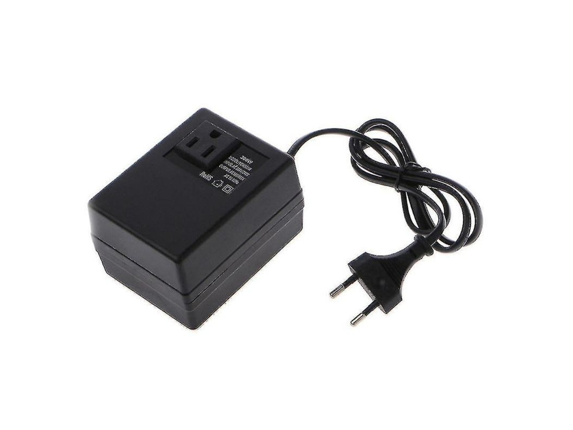 Convertidor De Voltaje De Viaje 300w 220v A 110v Transformador De Potencia Enchufe Europeo Hxj