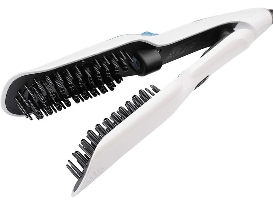 Cepillo alisador de pelo eléctrico de cerámica, plancha de pelo LCD, vaporizador, plancha plana, peine hidratante, pulverizador YEMAESRE