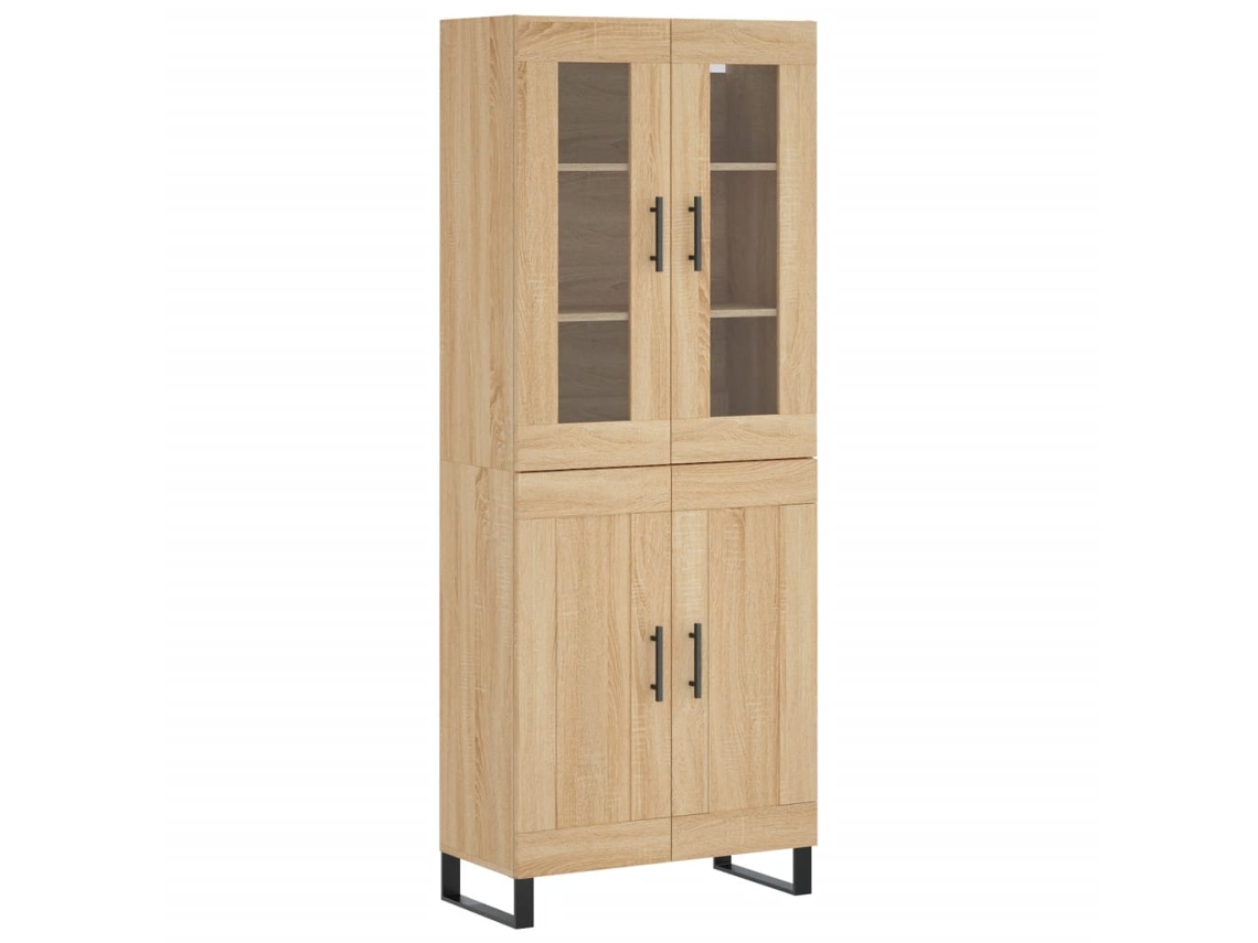 Maison Exclusive - Aparador Alto Madera Contrachapada Color Roble 69,5x34x180 Cm