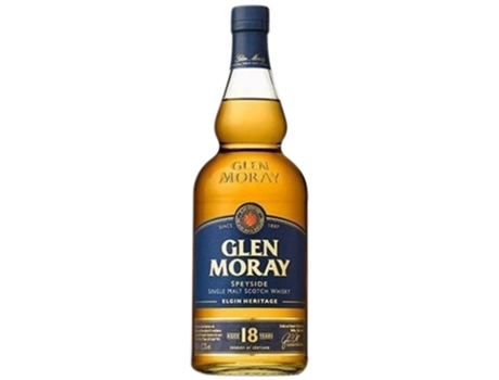 Whisky GLEN MORAY Single Malt Glen Moray 18 Anos (0.7 L - 1 unidad)