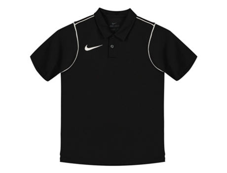 Polo de Niño para Fútbol NIKE Dri Fit Park Negro (8/9 Años)
