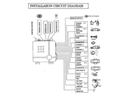 Sistema de seguridad universal para vehículos Sistema de alarma antirrobo 2 controles remotos Nostalgia88