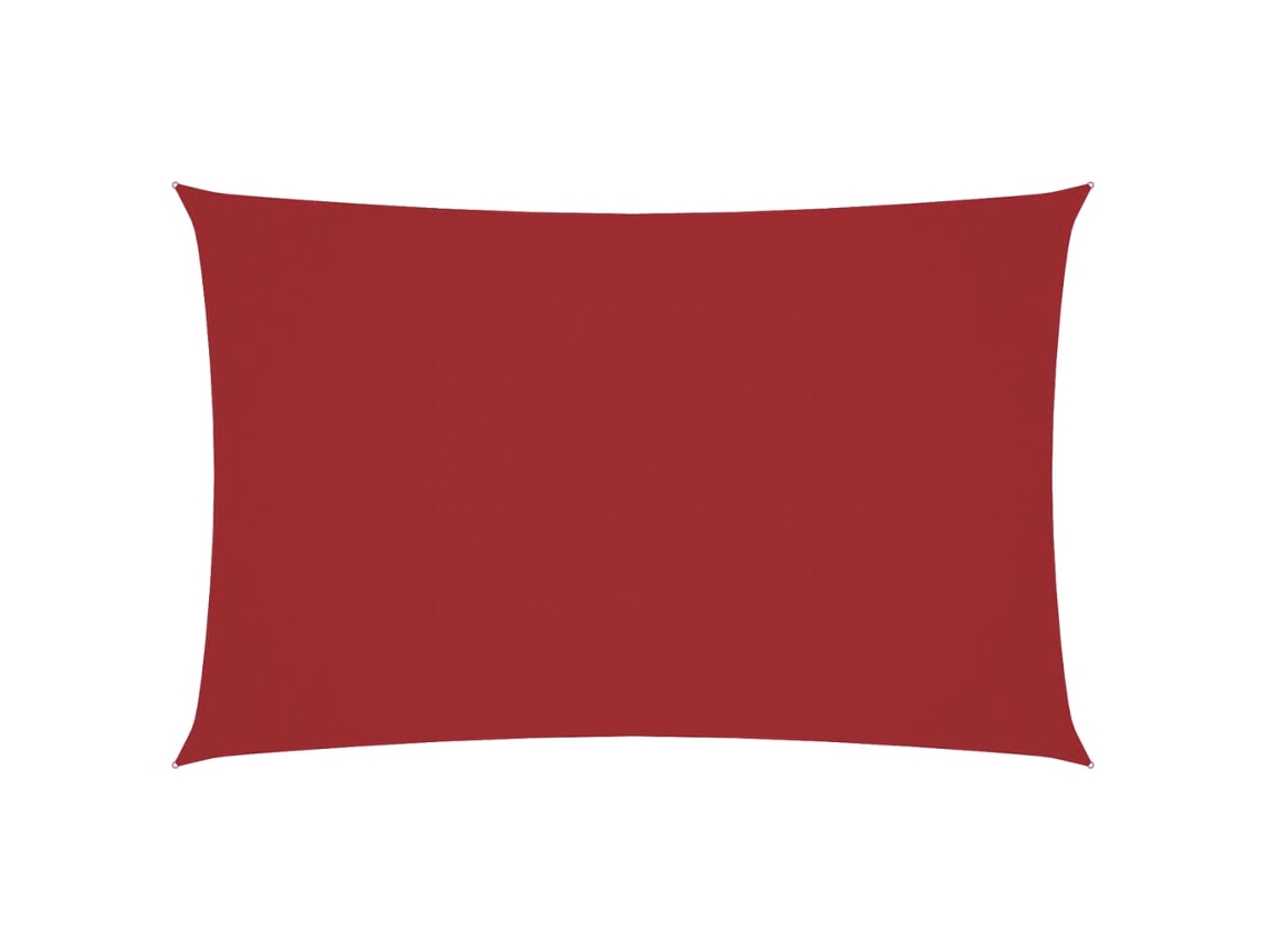 Maison Exclusive - Toldo De Vela Rectangular Tela Oxford Rojo 4x7 M