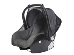 Funda para asiento de coche Chrui Baby con mosquitera, universal y transpirable (negro)