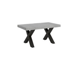 Mesa de Comedor ITAMOBY Traffic (90x160/420 - Paneles de Melamina - Cemento)