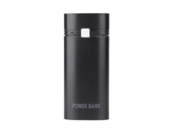 Kit De Batería Portátil Diy Sin Soldadura, Estuche De Carga Portátil, Caja De Cargador, Interfaz Usb, Negro