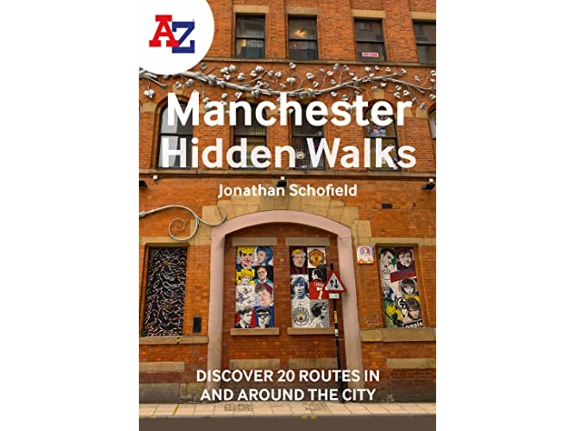 Libro Z Manchester Hidden Walks de A–Z Maps e Jonathan Schofield (Inglés)