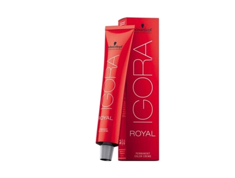 Coloración Permanente en Crema SCHWARZKOPF Igora Royal (60 ml - Nº 6-12)