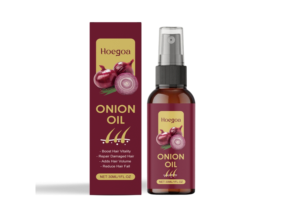 Aceite esencial de cebolla para el cuidado natural del cabello