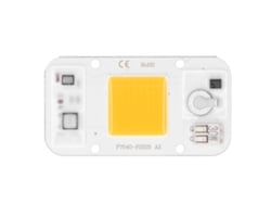 Chip Led Cob De 30 W Y 220 V, Panel De Luz Blanca Cálida, Espectro Completo, Montaje Sin Soldadura.