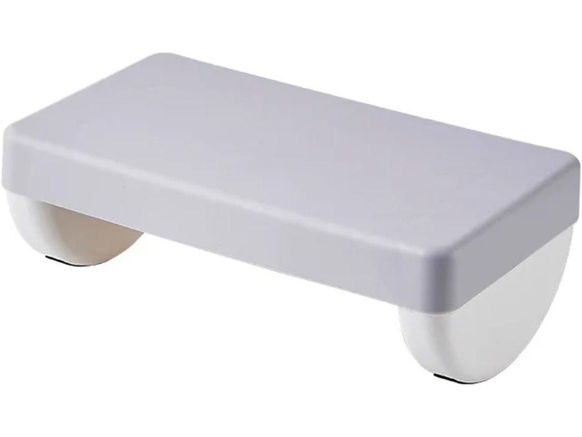 Ajustable Reposapiés Oficina, Ergonómico Multicolor Hogar Gris Claro