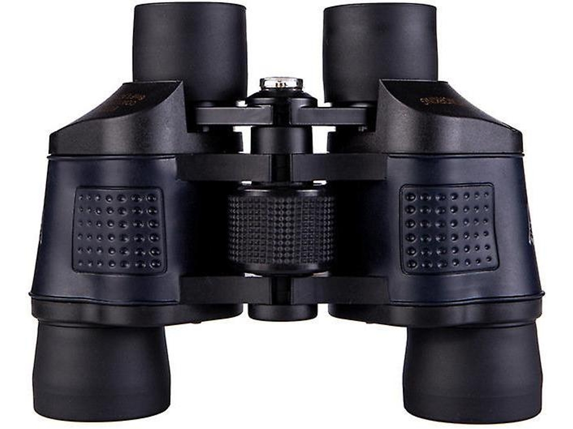 Telescopio binocular 60x60 para observación de aves, senderismo, caza y turismo, color negro