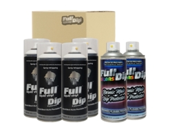 Pack 4 X Spray Full Dip Blanco + 2 X Barniz Mate