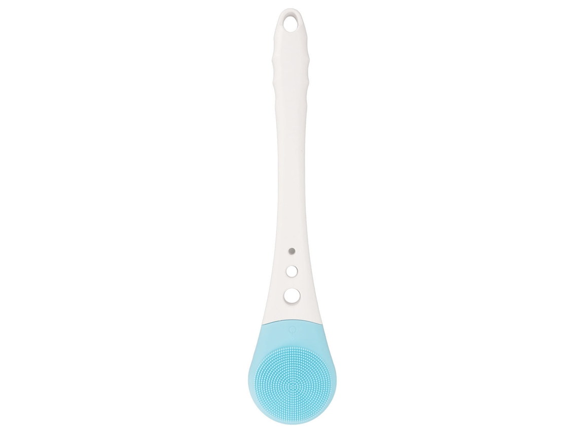 Cepillo Exfoliante De Silicona Para Baño Con Mango Largo