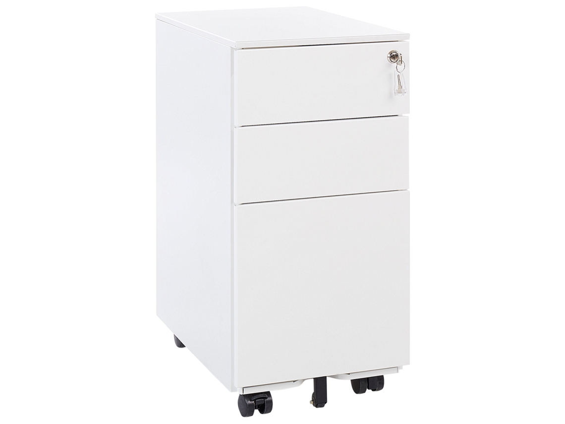 Mueble de oficina BELIANI Bolsena de Acero Blanco 30x45x60