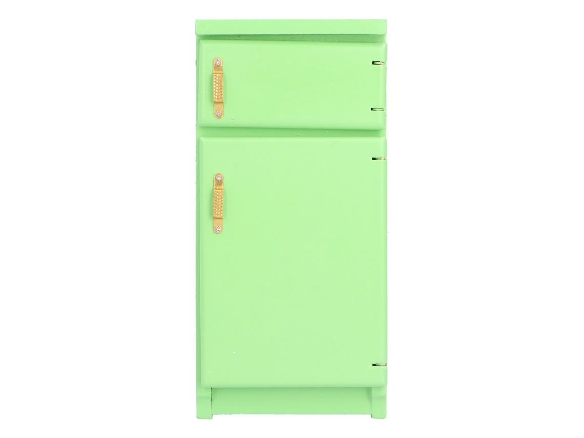 Ats-refrigerador Miniatura Casa De Muñecas 1:12 Escala Muebles Accesorios Diy Para Casa De Muñecas
