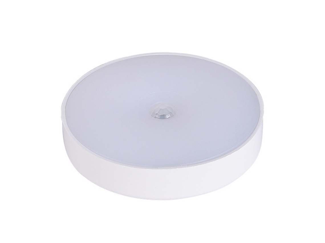 Rebe-luz Nocturna Led Con Sensor De Movimiento, Luz De Armario Pegable Anywhere Para Pasillo Baño Dormitorio Luz Blanca Y Cálida