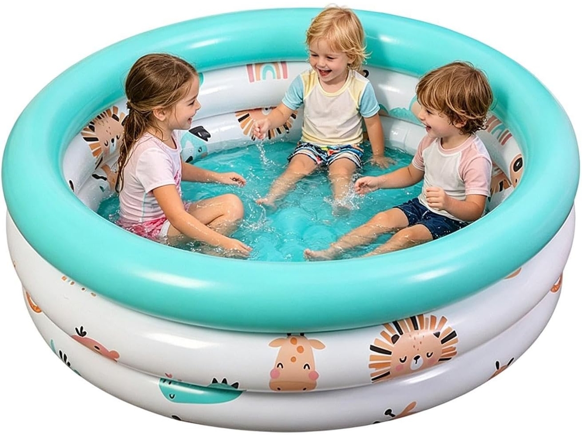 Piscina Estampado Inflable Exterior Niños, Mascotas, Mar, Jardín, Patio,