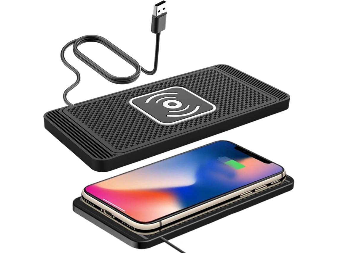 Base De Carga Para Coche Con Cable | Cargador De Teléfono Táctil De 39 Pulgadas