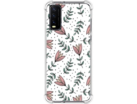 Carcasa Vivo Y20s TUMUNDOSMARTPHONE Dibujos Antigolpes Flores 01 Multicolor