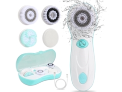 Cepillo de limpieza facial eléctrico Nicecee, exfoliante con 4 cabezales de limpieza y 2 velocidades