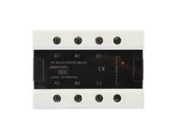 Relé De Estado Sólido Trifásico Brm3-40da 40a 24-480vac Con Potenciómetro Ajustable