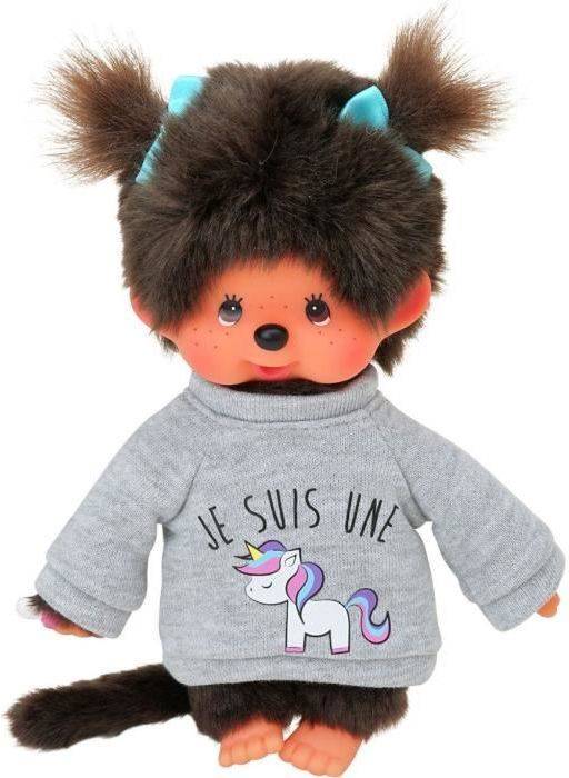 Peluche BANDAI Monchhichi Licorne (20cm)