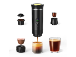 Cafetera portátil, cafetera de cápsulas multifuncional 3 en 1 Eifson