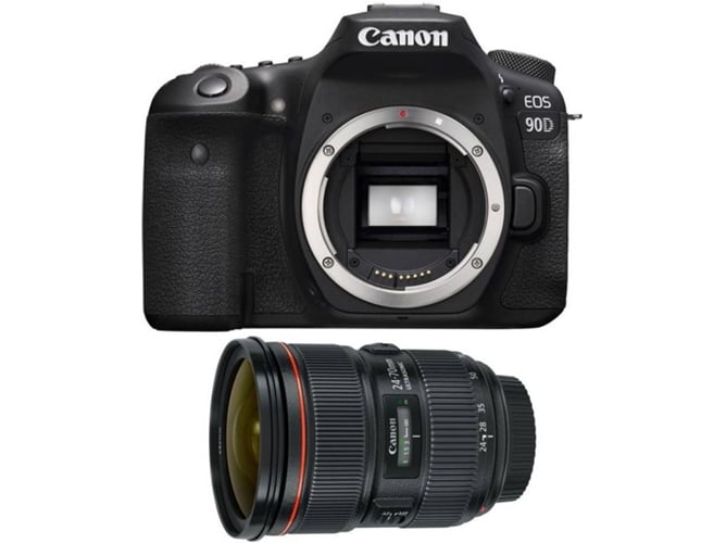 Kit Cámara CANON EOS 90D + EF 24-70mm f/2.8L II USM (APS-C)