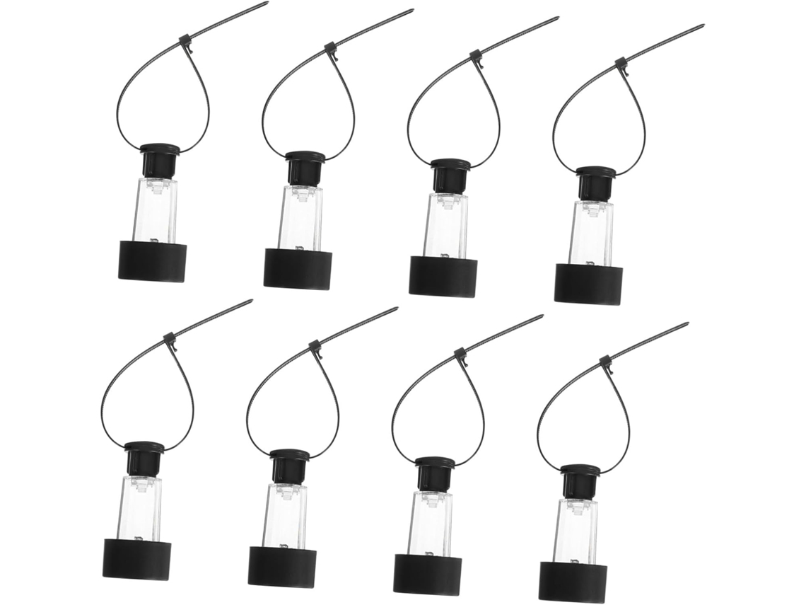 Juego De 8 Luces Solares Para Vallas Y Barandillas, Iluminación Decorativa Para Exteriores.