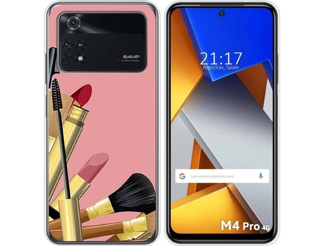 Carcasa para Xiaomi Poco M4 Pro 4G TUMUNDOSMARTPHONE Dibujos Brochas Multicolor