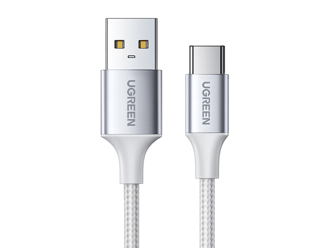 Cable Carga Rápida Usb-c Certificado Ugreen Blanco