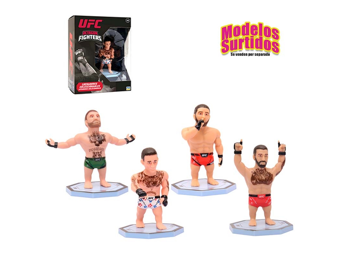 Paquete de 1 figura coleccionable de UFC, figura de 6 cm de Bizak