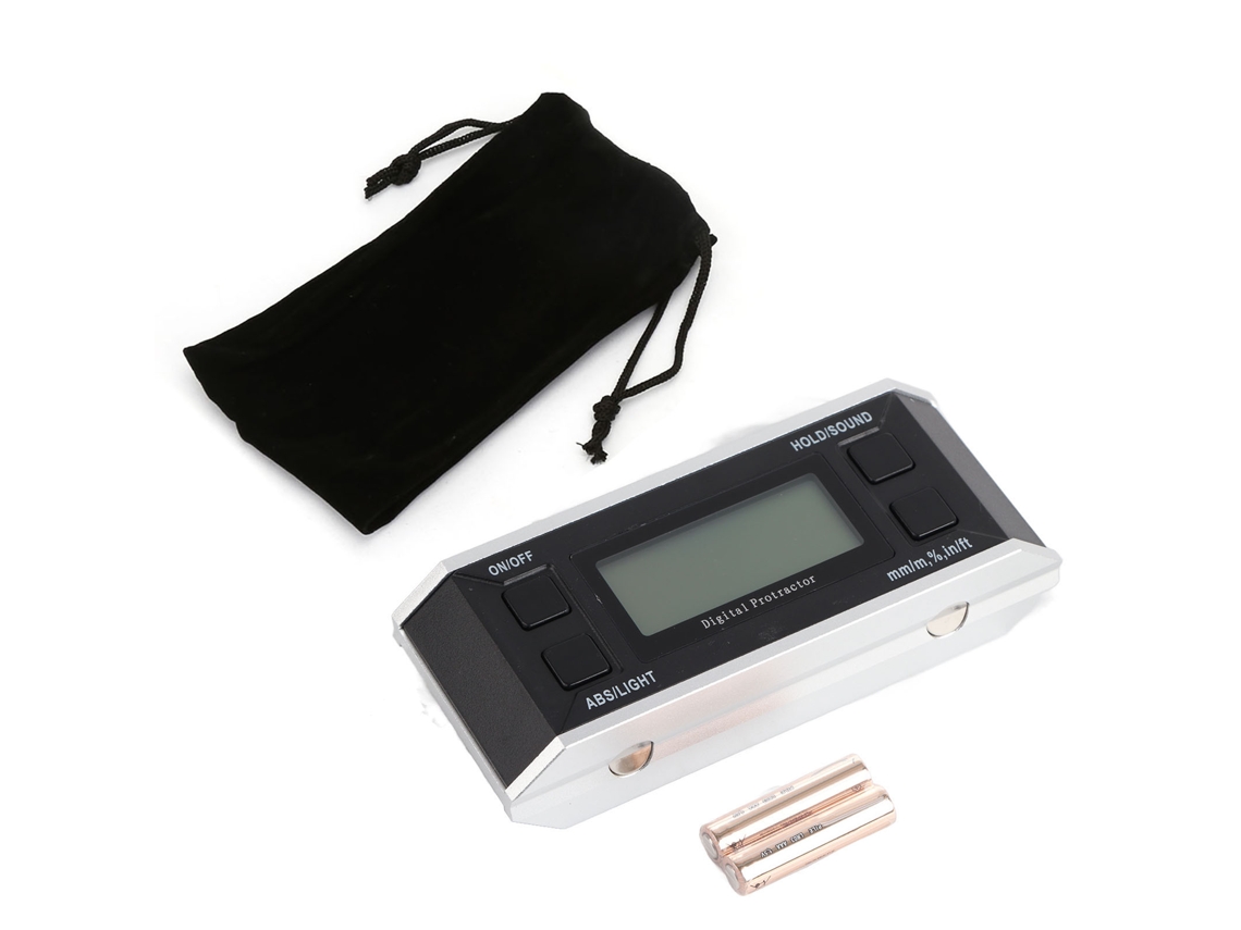 Protracto Digital Lcd Con Ángulo Magnético 4 X 90° Buscador Nivel Inclinómetro