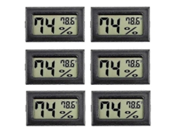 Mini medidores de humedad para interiores (paquete de 6) - Mediciones digitales de humedad Nostalgia88