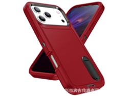 Capa De Celular Invisível Com Suporte Para Proteção Contra Quedas.vermelho Preto série De Suportes Resistentes Y-defense - Google Pixel 9 Pro (6.3
