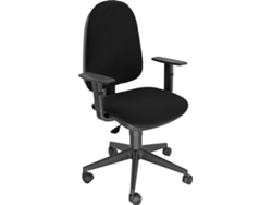 Silla de Escritorio Ejecutiva UNIST CP Team Negro (Brazos Fijos - Tapizada)