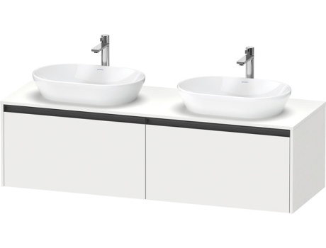 Mueble DURAVIT Ketho.2 bajo lavabo hueco para lavabo en ambos lados 1600x459x550mm K24889B
