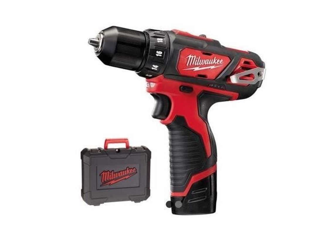 Destornillador M12 Bdd-201 Batería 12V 2 Ah Caja Cargador 4933479439 MILWAUKEE